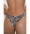 Долнище на бански в леопардов принт Leo с връзки-1 снимка