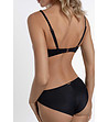 Черно горнище на бански Satin Shades-4 снимка