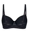 Черен сутиен Scandale с повдигащ ефект-1 снимка