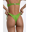 Долнище на бански в зелено Magical Green с ниска талия тип прашка-3 снимка