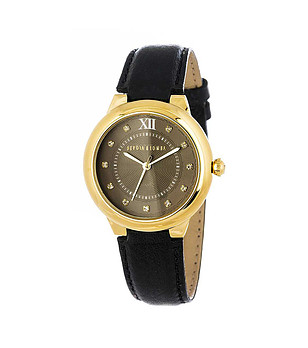 Дамски часовник в златисто и черно снимка