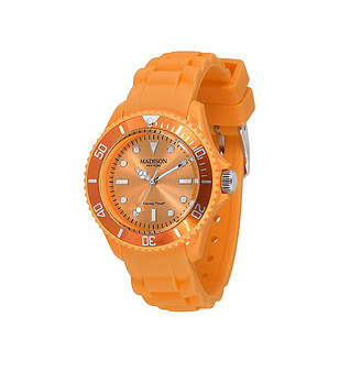 Unisex часовник в оранжево снимка