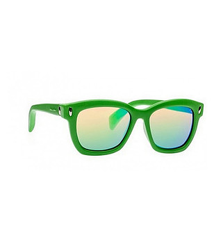 Unisex слънчеви очила със зелена рамка снимка