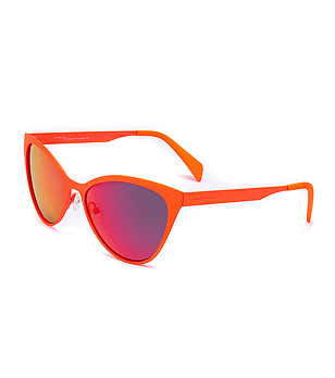 Дамски очила котешко око с оранжева рамка снимка