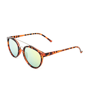 Unisex слънчеви очила в кафяво и оранжево снимка