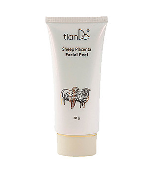 Пилинг за лице на основата на плацента 80 гр снимка