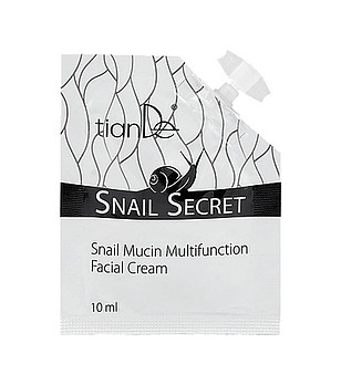 Многофункционален крем за лице със секрет от охлюви 5 по 10 мл снимка