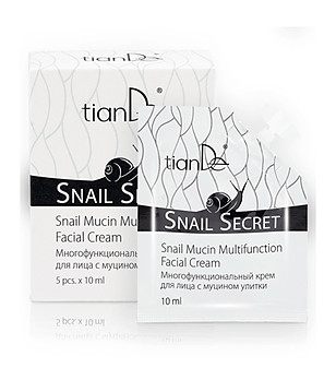 Многофункционален крем за очи със секрет от охлюви 5 бр. по 10 мл снимка