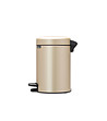 Кош за смет с педал 3 литра в златист нюанс-3 снимка