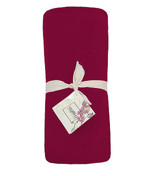 Поларено одеяло в бордо 150x200 см снимка