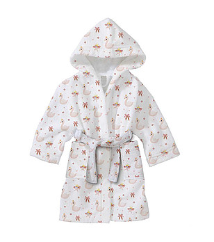 Детски халат с принт MIni Queen 1-2 г снимка