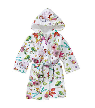 Детски халат с принт Феи 4-6 г снимка
