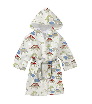 Детски халат с принт Дино 6-8 г снимка