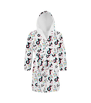 Детски халат с принт Тик Ток 10-12 г снимка