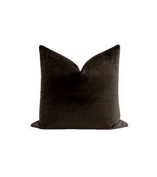 Кафява декоративна възглавница 45х45 см снимка