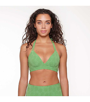 Горнище на бански в зелено снимка