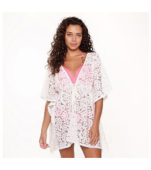 Туника от дантела в слонова кост снимка