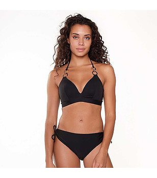 Бански от 2 части в черно снимка