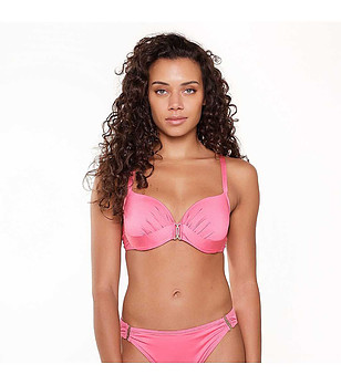 Горнище на бански в розово снимка