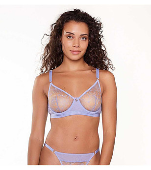 Сутиен в син нюанс с меки чашки снимка