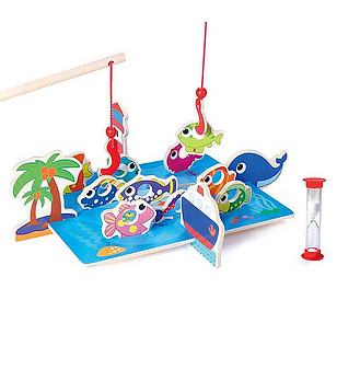 3D риболов с пясъчен часовник снимка