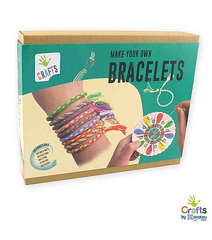 Комплект за плетене на гривнички снимка