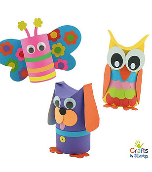 Направи 3Д животни от хартия снимка