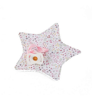 Дизайнерска кърпа за гушкане и биберон за кукла, колекция Клое снимка