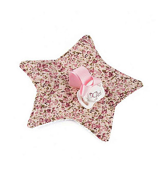 Дизайнерска кърпа за гушкане и биберон за кукла, колекция Мартина снимка