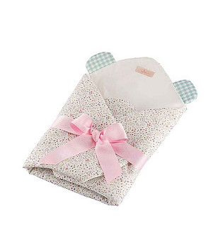 Дизайнерско одеяло с ушички за кукли 30-46 см, колекция Клое снимка
