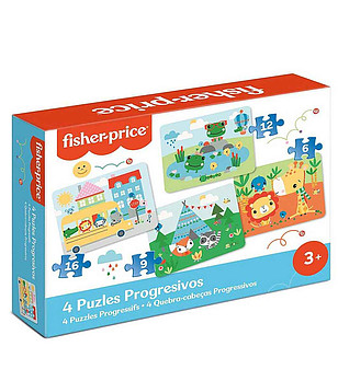 4 прогресивни пъзела Животни снимка