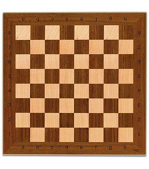 Дървена дъска за шах 40x40 см снимка