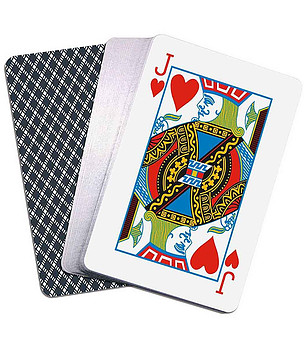 Карти за покер пластик снимка