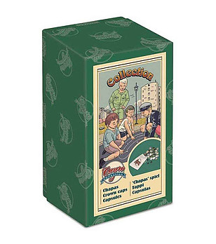 Логическа игра с капачки в ретро стил снимка