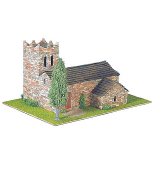 Макет Романика 11 Църква St. Martí Vell снимка