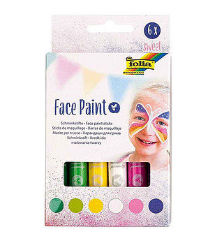 Боички-стикчета за лице - 6 бр. момиче снимка