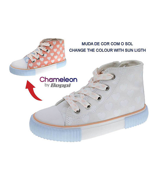 Детски кецове променящи цвета си на слънчева светлина снимка