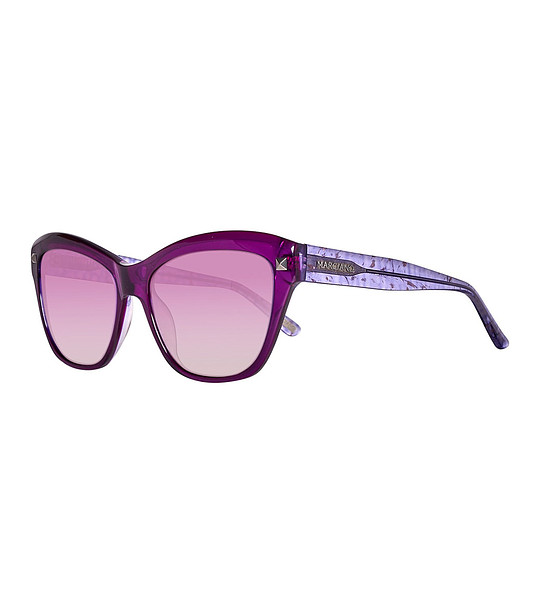 Дамски лилави слънчеви очила тип пеперуда снимка