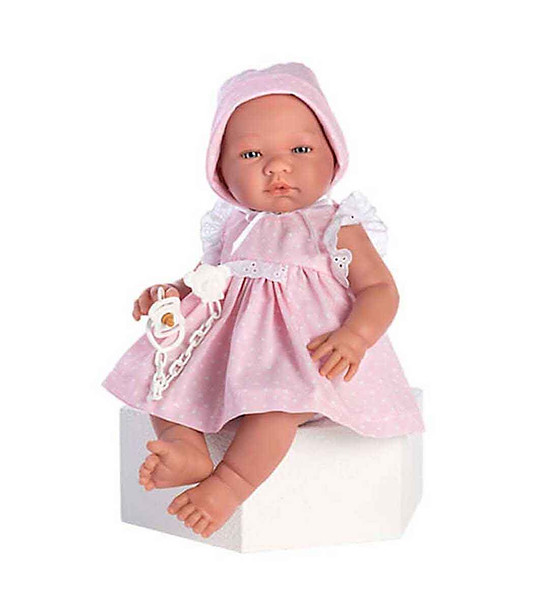 Кукла-бебе, Мария с розова рокля на точки снимка