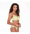 Бикини от дантела с цвят лайм-2 снимка