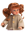 Кукла Сабрина, с бежово вълнено палтенце и ботушки-1 снимка