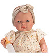 Кукла-бебе Оли с боди на цветя, 30 см-1 снимка