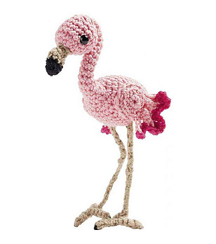 Комплект за плетене на играчка Фламинго снимка