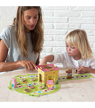 Детска игра за най-малките Трите прасенца снимка