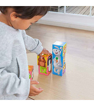 Детски кубчета Забавни животни снимка