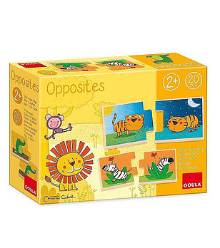 Дървен пъзел Противоположностите с Лъвчето Лео снимка