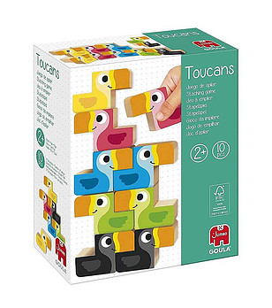 Дървена игра за баланс Тукани снимка