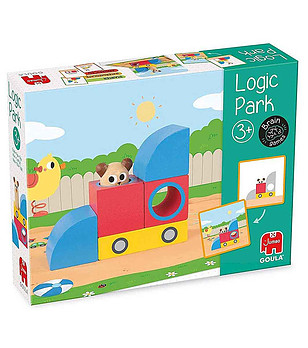 Образователна игра за ориентиране в пространството Мечо в парка снимка