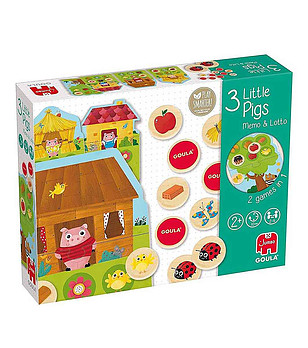 Трите прасенца - Мемо и Лото за най-малките снимка