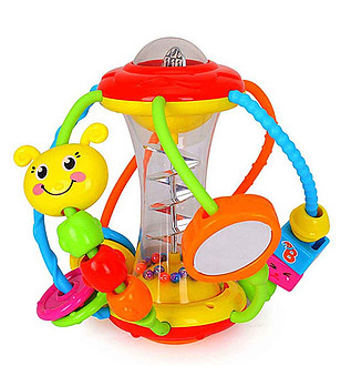 Бебешка активна топка с рингове Гъсеница снимка